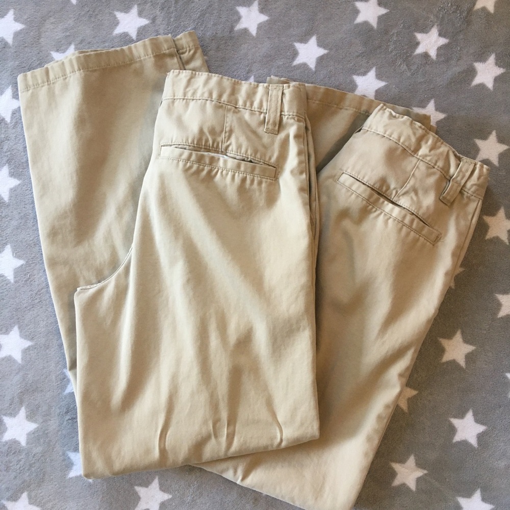 Lot 2 Old Navy Boys Khaki Pants “Size 18”